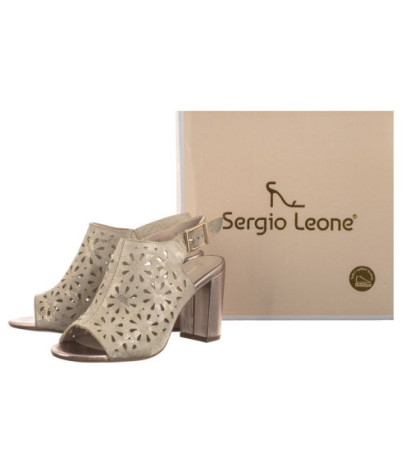 Sergio Leone Złote SK 909 (SL523-a) sandalai