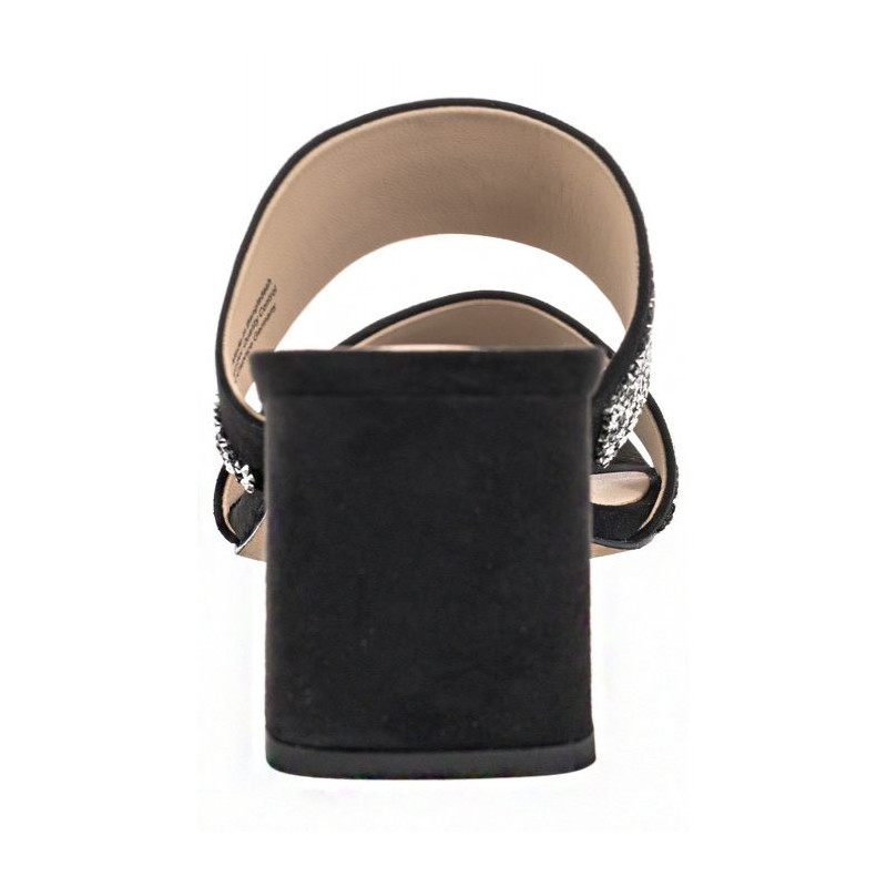 Caprice Czarne 9-27209-42 004 Black Suede (CP409-a) Moteriški batai/šlepetės