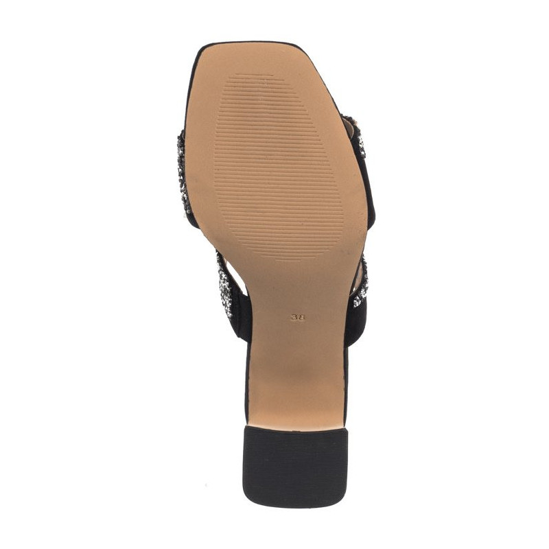 Caprice Czarne 9-27209-42 004 Black Suede (CP409-a) Moteriški batai/šlepetės