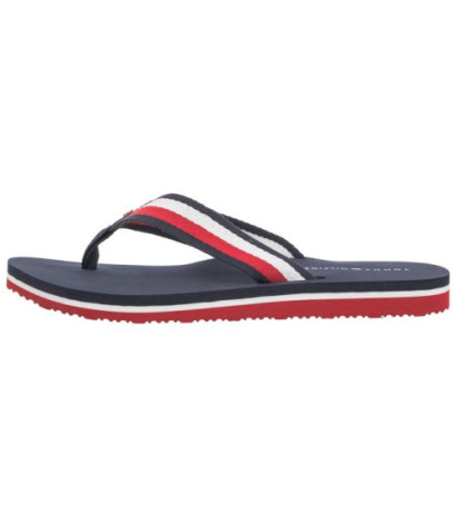Tommy Hilfiger Corporate Beach Sandal Red White Blue FW0FW07986 0G0 (TH1097-a) šlepetės