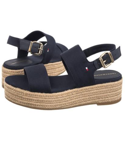 Tommy Hilfiger Mid Wedge Sandal Space Blue FW0FW07885 DW6 (TH1099-a) batai