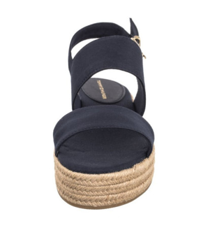 Tommy Hilfiger Mid Wedge Sandal Space Blue FW0FW07885 DW6 (TH1099-a)
