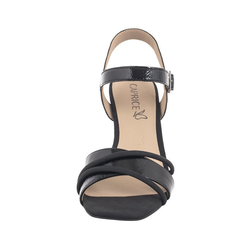 Caprice Czarne 9-28310-42 019 Black Comb (CP410-a) sandalai