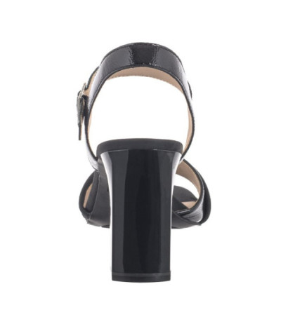 Caprice Czarne 9-28310-42 019 Black Comb (CP410-a) sandalai