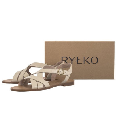 Ryłko Kremowe 0AF48_Q_ _3SU (RY854-a) sandalai