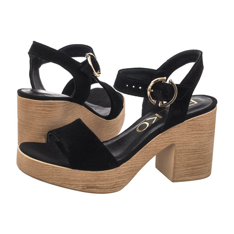 Ryłko Czarne 6TF96_Y_ _YZ1 (RY855-a) sandalai