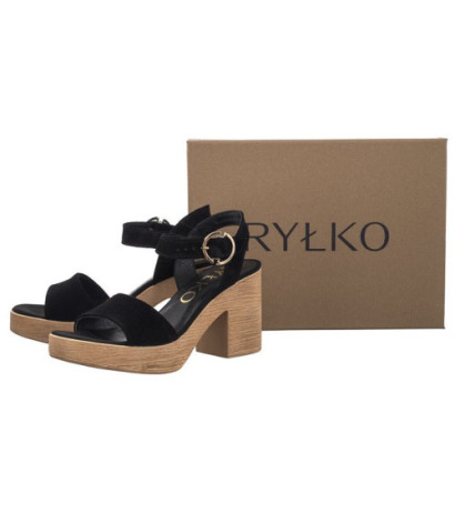 Ryłko Czarne 6TF96_Y_ _YZ1 (RY855-a) sandalai