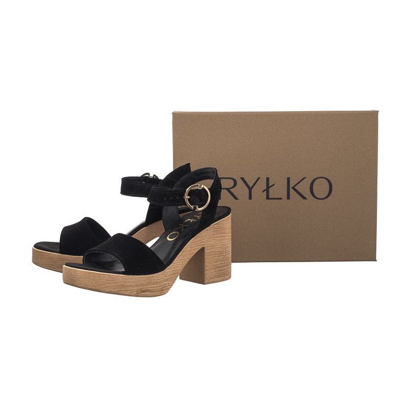 Ryłko Czarne 6TF96_Y_ _YZ1 (RY855-a) sandalai