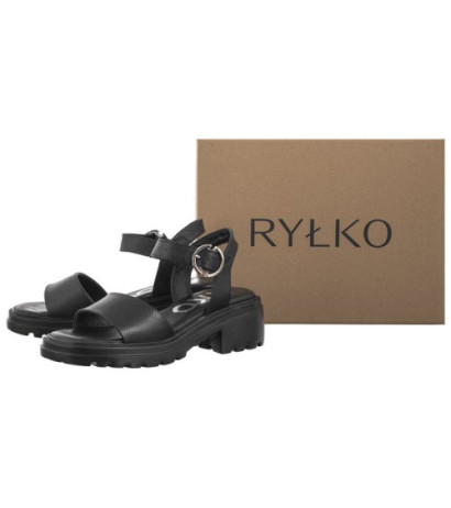 Ryłko Czarne 3MF85_Y_ _9SC (RY856-b) sandalai