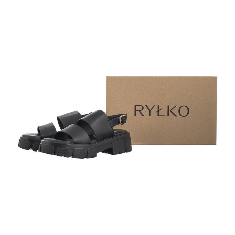 Ryłko Czarne 1IF86_W1 _FB7 (RY858-b) sandalai