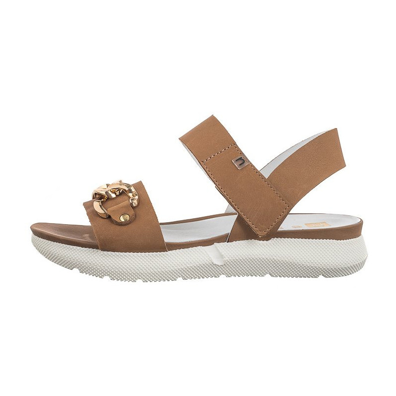 Nessi Brązowe 23438 (NE378-a) sandalai