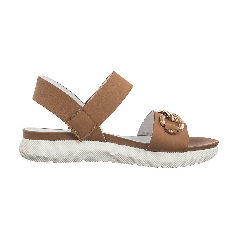 Nessi Brązowe 23438 (NE378-a) sandalai