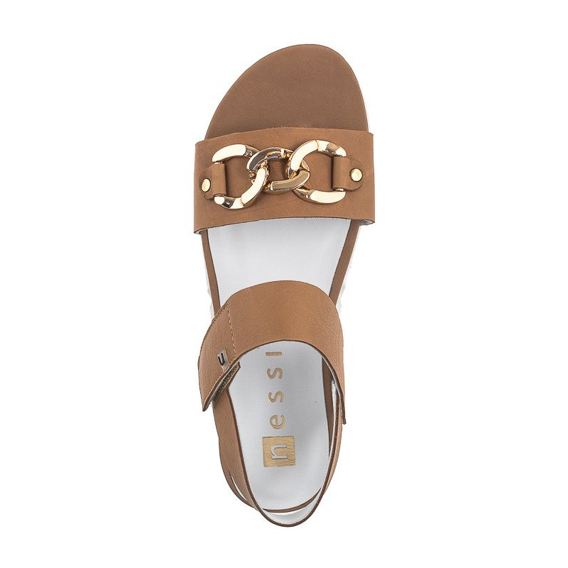 Nessi Brązowe 23438 (NE378-a) sandalai