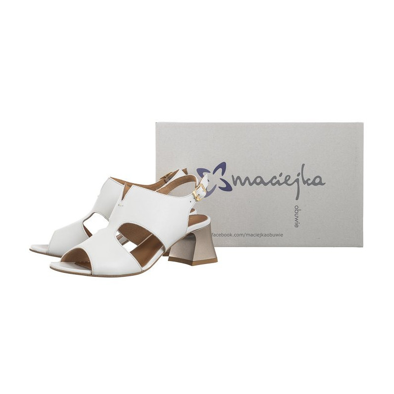 Maciejka Białe 06566-11/00-5 (MA1204-a) sandalai