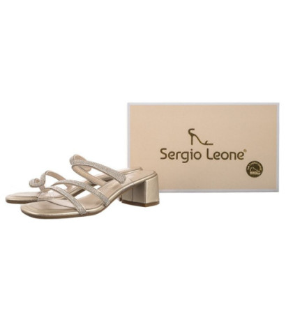 Sergio Leone Złote SK 044 (SL526-a) Moteriški batai/šlepetės