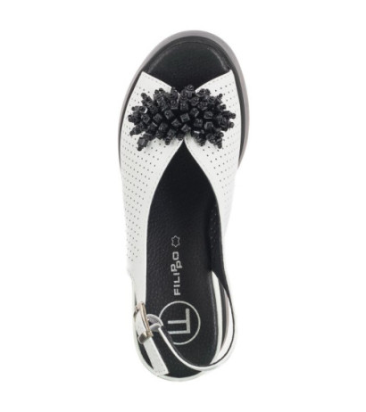 Filippo Białe DS6078/24 WH (FO94-a) sandalai