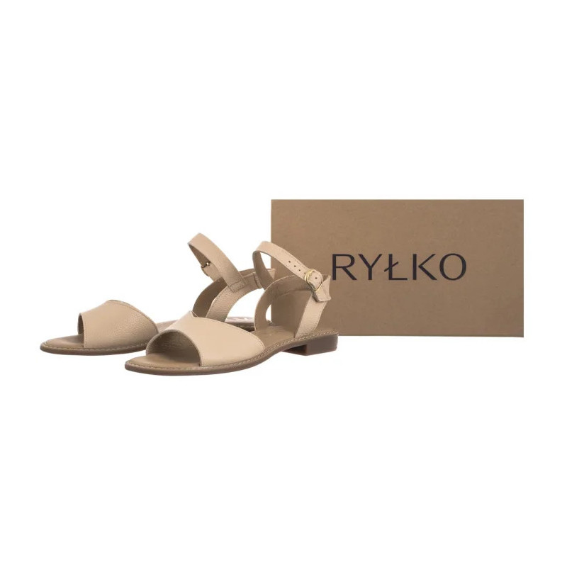 Ryłko Beżowe 1IF89_U_ _JE8 (RY849-c) sandalai