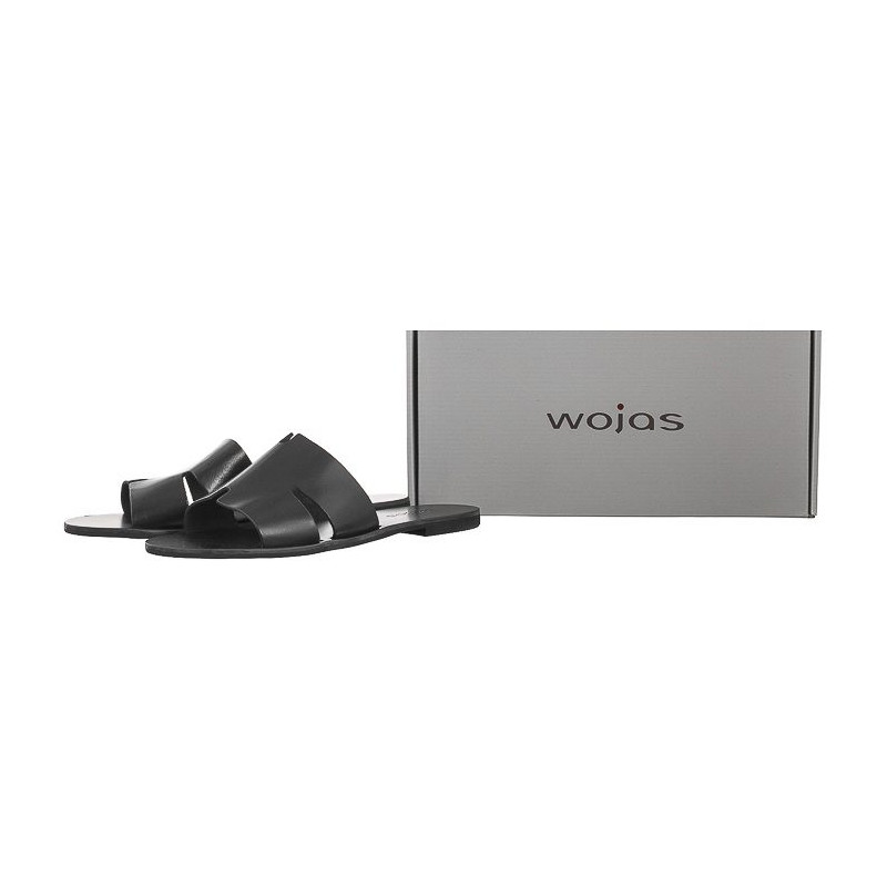 Wojas Czarne 74008-51 (WO194-a) Moteriški batai/šlepetės