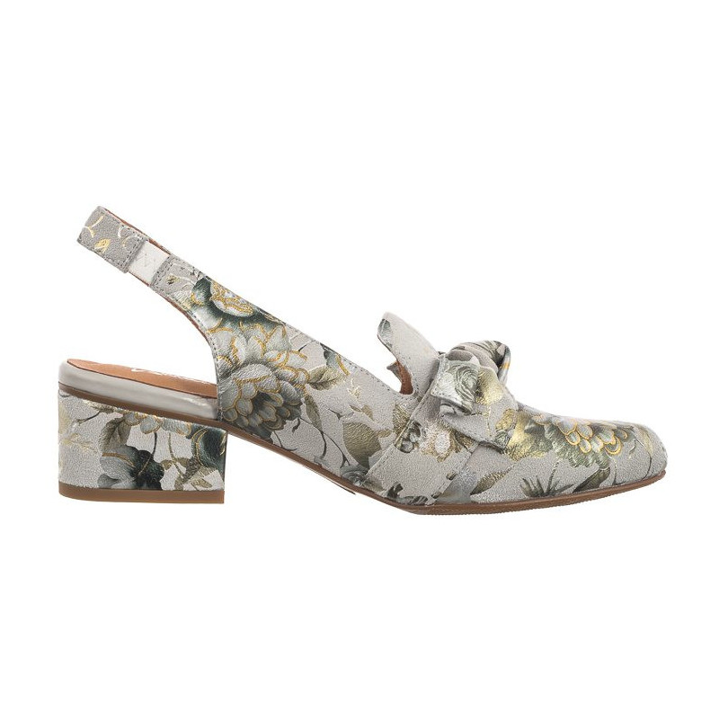 Maciejka Zielone w Kwiaty N6539-38/00-1 (MA1206-b) sandalai