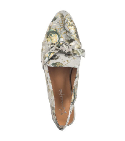 Maciejka Zielone w Kwiaty N6539-38/00-1 (MA1206-b) sandalai