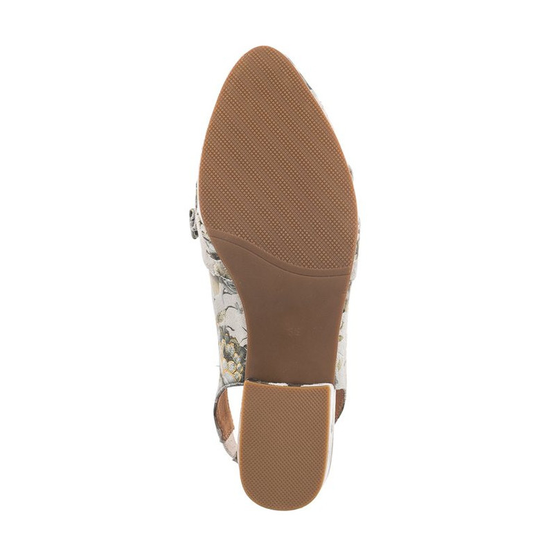 Maciejka Zielone w Kwiaty N6539-38/00-1 (MA1206-b) sandalai
