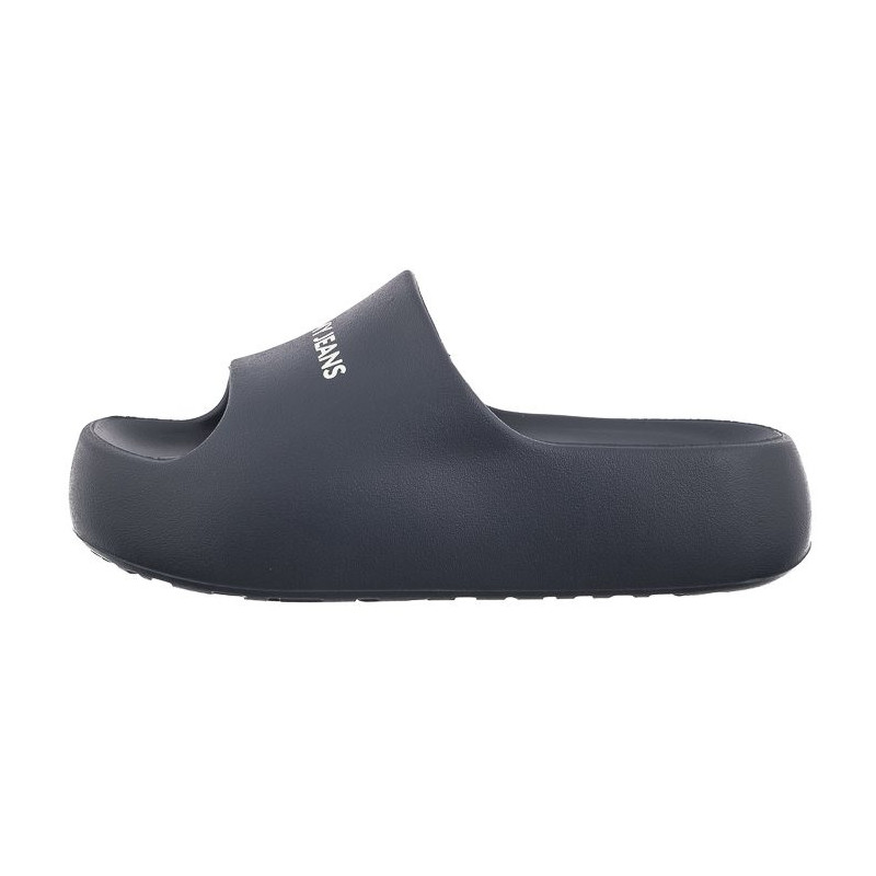 Tommy Hilfiger Tjw Chunky Flatform Slide Dark Night Navy EN0EN02454 C1G (TH1101-a) Moteriški batai/šlepetės