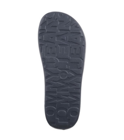 Tommy Hilfiger Tjw Chunky Flatform Slide Dark Night Navy EN0EN02454 C1G (TH1101-a) Moteriški batai/šlepetės