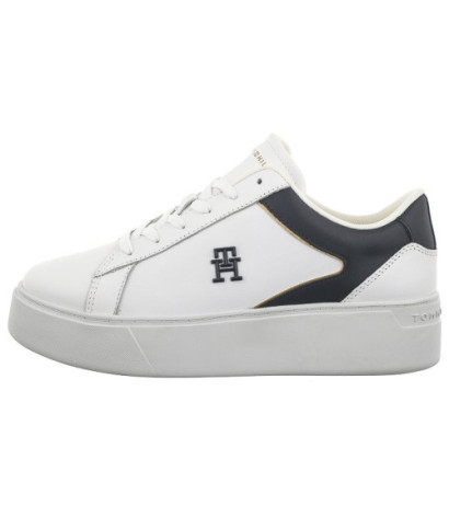 Tommy Hilfiger TH Platform Court Sneaker White/Space Blue FW0FW07910 0K5 (TH1104-a) sportiniai bateliai