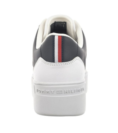 Tommy Hilfiger TH Platform Court Sneaker White/Space Blue FW0FW07910 0K5 (TH1104-a) sportiniai bateliai