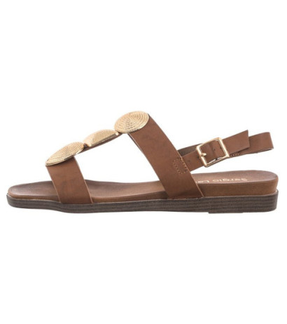 Sergio Leone Brązowe SK 072 H  (SL534-a) sandalai