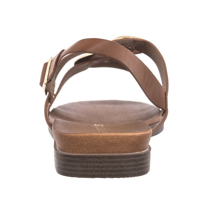 Sergio Leone Brązowe SK 072 H  (SL534-a) sandalai
