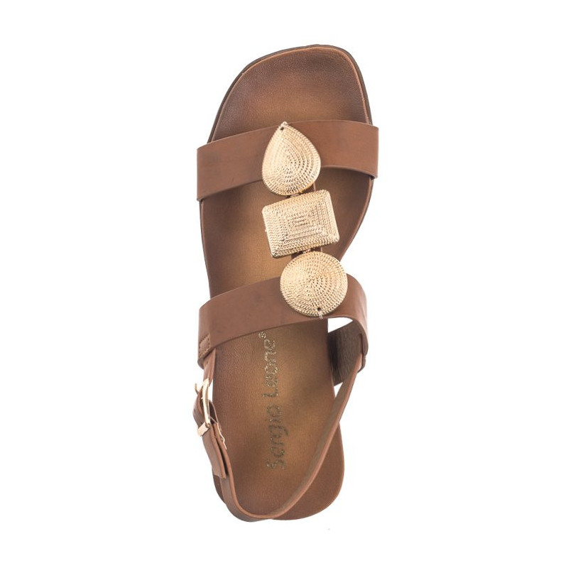Sergio Leone Brązowe SK 072 H  (SL534-a) sandalai