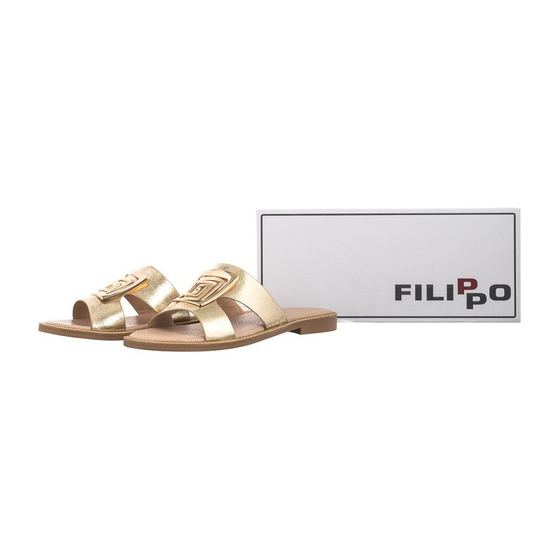 Filippo Złote DK3703/25 GO (FO100-a) Moteriški batai/šlepetės