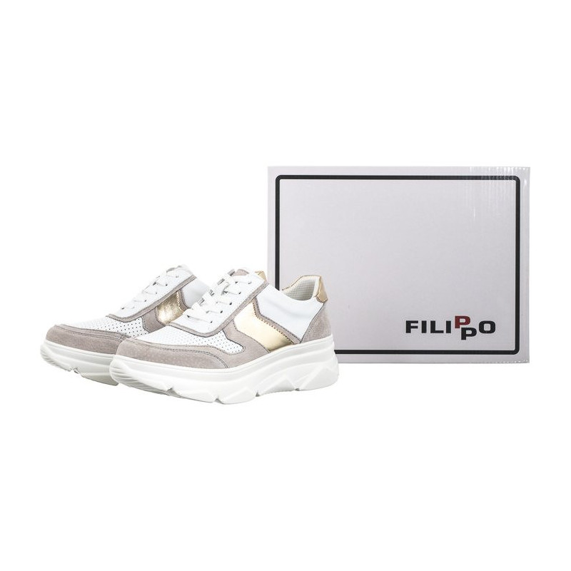 Filippo Białe/Szare DP4579/24 WH GR (FO101-a) batai