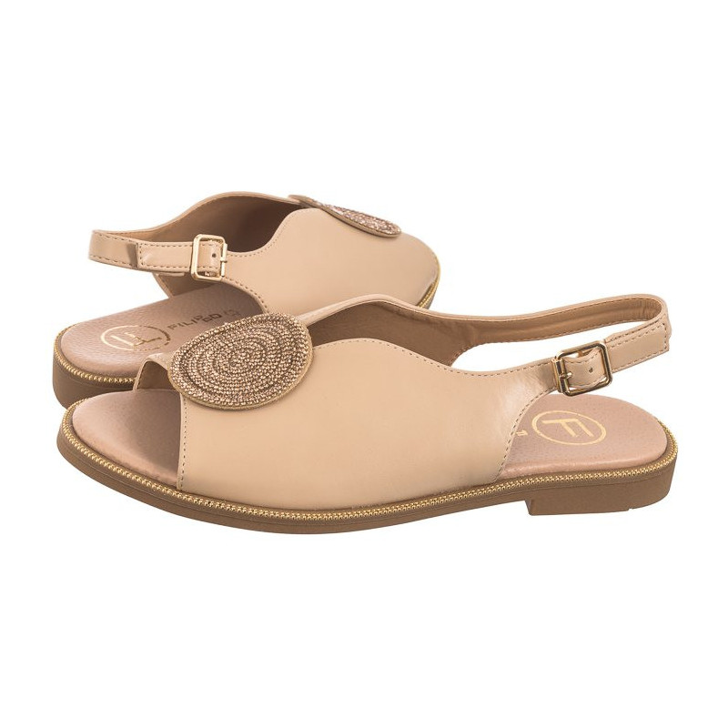 Filippo Beżowe DS6229/25 BE (FO103-a) sandalai