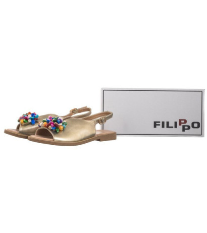 Filippo Złote DS6230/25 GO (FO104-a) sandalai