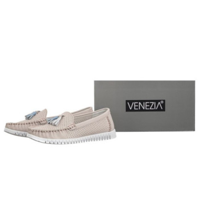 Venezia Szare Ażurowe FTG210621B L Gre (VE777-a) batai