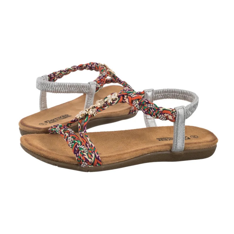 Artiker Srebrne/Multikolor 54C1322 (AR120-b) sandalai
