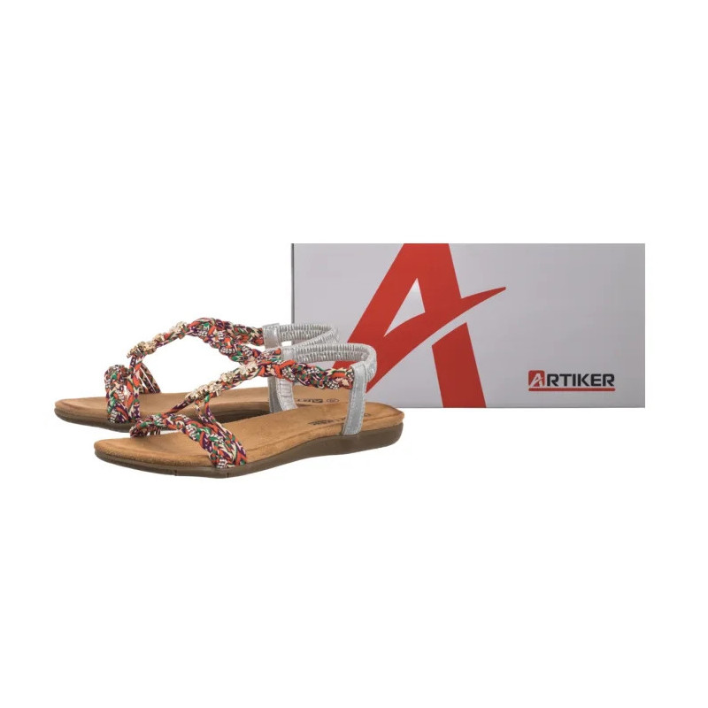 Artiker Srebrne/Multikolor 54C1322 (AR120-b) sandalai
