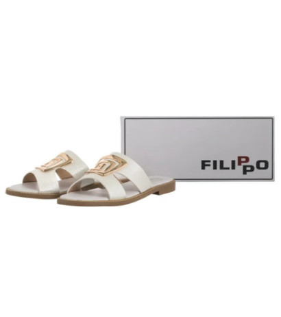 Filippo Białe DK3703/25 WH (FO100-b) Moteriški batai/šlepetės