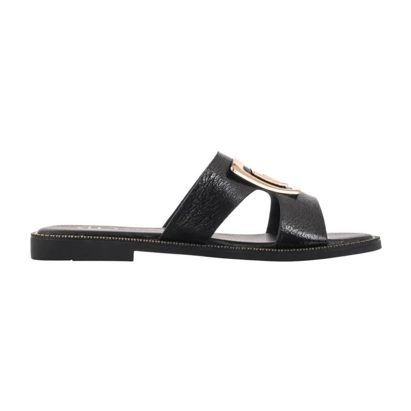 Filippo Czarne DK3703/25 BK (FO100-c) Moteriški batai/šlepetės