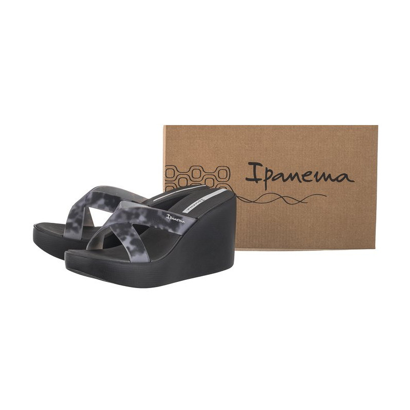 Ipanema High Fashion Slide Fem 83520/AQ406 Black/Grey (IP71-b) 