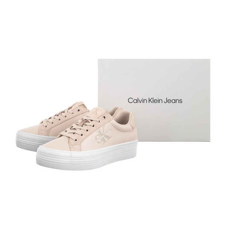 Calvin Klein Bold Vulc Flatf Low Mix Ml Mtr Whisper Pink/White YW0YW01492 0JV (CK504-a) bateliai