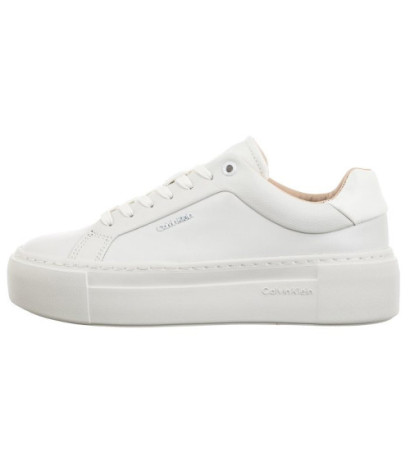 Calvin Klein Ff Cupsole LAce Up W/Ml Lth Triple White HW0HW02118 0K4 (CK510-a) batai