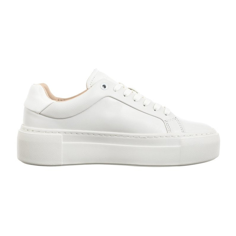 Calvin Klein Ff Cupsole LAce Up W/Ml Lth Triple White HW0HW02118 0K4 (CK510-a) batai
