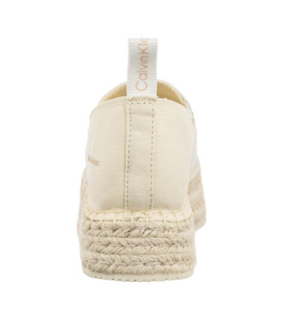 Calvin Klein Platform Espadrille Mix Ml Mtl Creamy White/White YW0YW001622 0F8 (CK513-b) bateliai