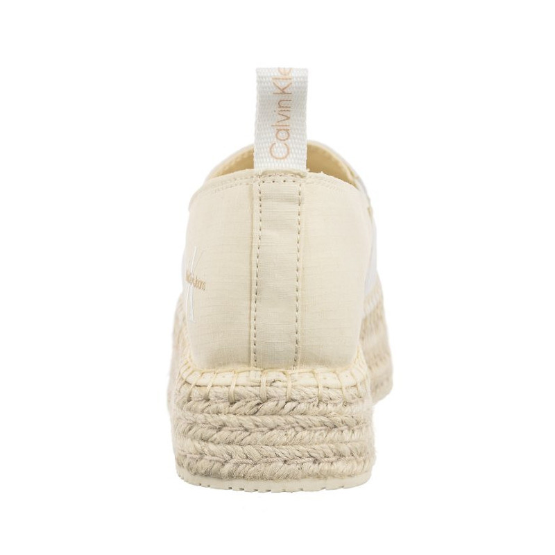 Calvin Klein Platform Espadrille Mix Ml Mtl Creamy White/White YW0YW001622 0F8 (CK513-b) sportiniai bateliai
