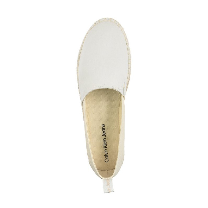 Calvin Klein Platform Espadrille Mix Ml Mtl Creamy White/White YW0YW001622 0F8 (CK513-b) bateliai