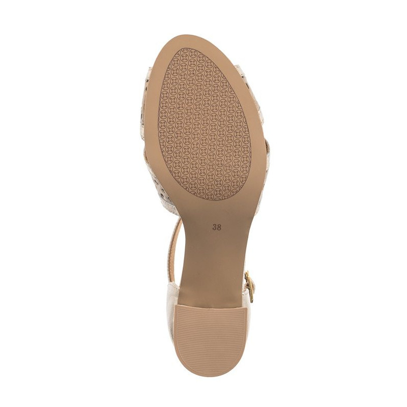 Maciejka Beż+Złoto 06551-04/00-5 (MA1233-a) sandalai