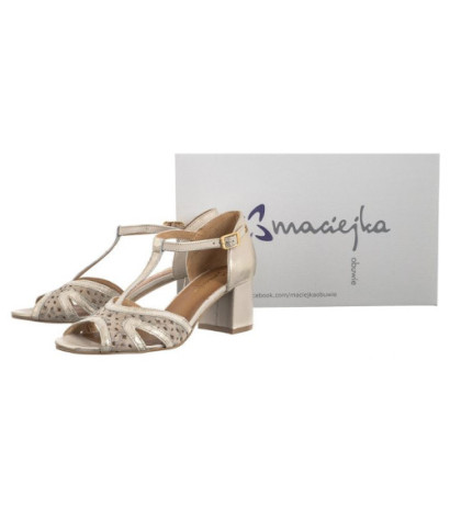 Maciejka Beż+Złoto 06551-04/00-5 (MA1233-a) sandalai